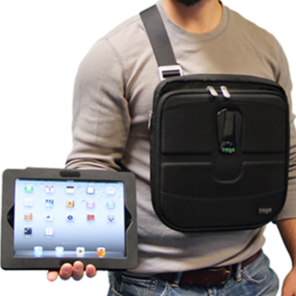 Trego Wearable Versatile Case for Apple iPad - Black & Green - Picture 4 of 4